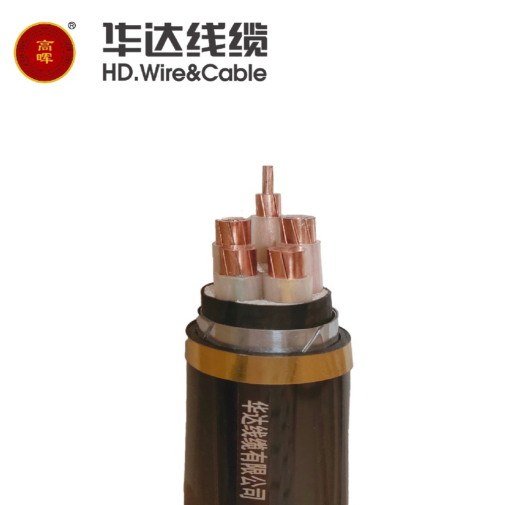 14、  0.6/1KV 4+1芯交联聚乙烯绝缘钢带铠装聚氯乙烯/聚烯烃护套电力电缆
