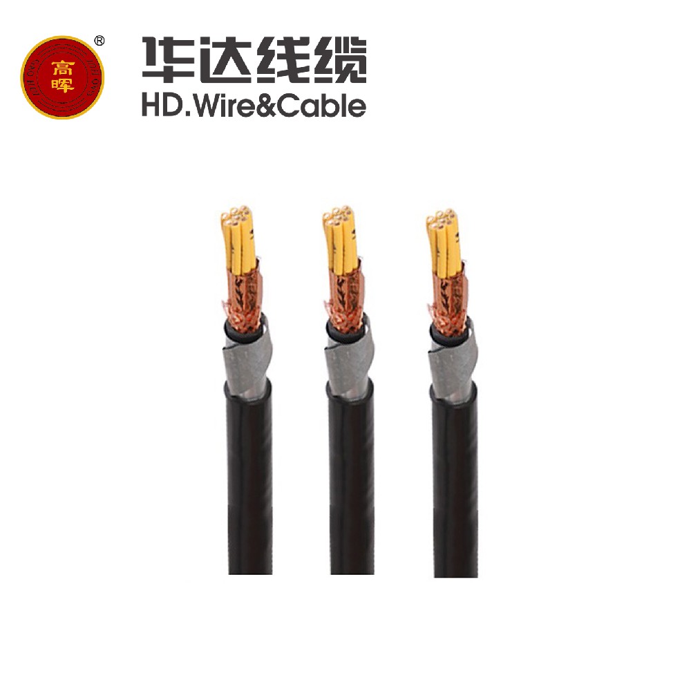 7、  KVVP22型聚氯乙稀绝缘聚氯乙烯护套编织屏蔽钢带铠装控制电缆