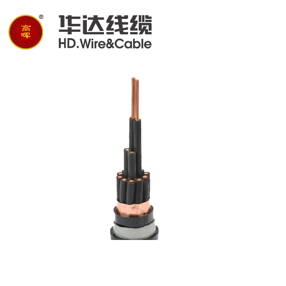 8、  KVVP2-22型聚氯乙烯绝缘聚氯乙烯护套铜带屏蔽钢带铠装的控制电缆